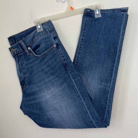 Lucky Brand 410 Athletic Fit Medium Wash Denim Straight Leg Jeans ~ Size W32 L30 - Picture 1 of 15